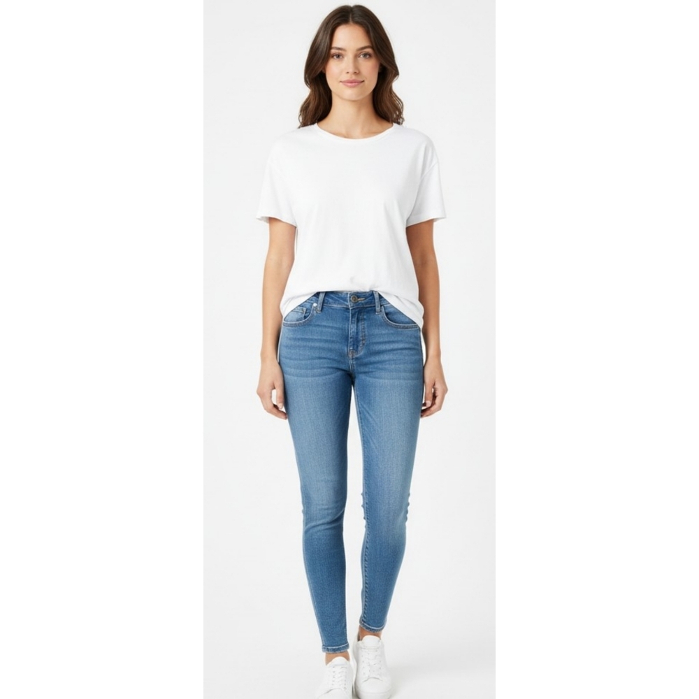Express Mid Rise Super Soft Jeggings Light Wash Size 2